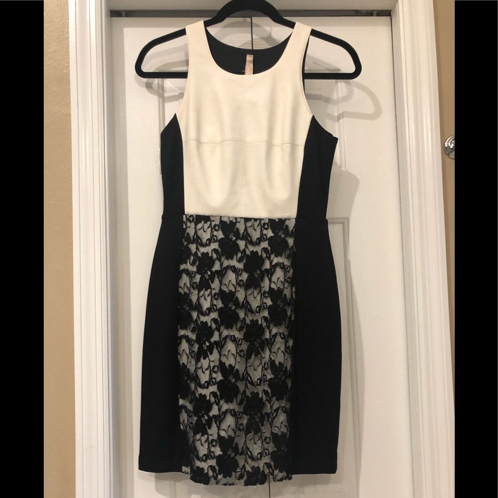 Cocktail dress leather